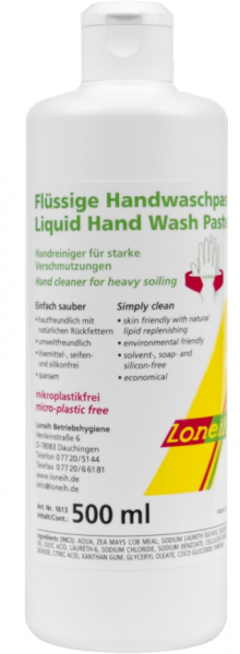 Flüssige Handwaschpaste  - Loneih Betriebshygiene